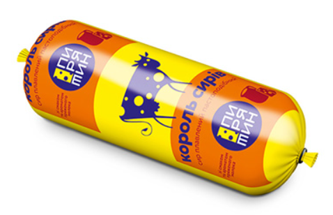 Сир Пирятин плавлений пастоподібний Король сирів зі смаком пряженого молока 60%, 220г